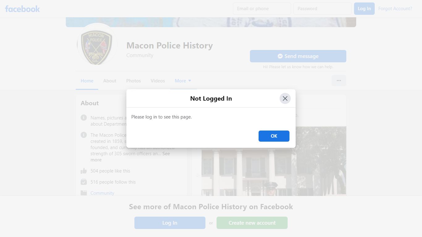 Macon Police History - Home - Facebook