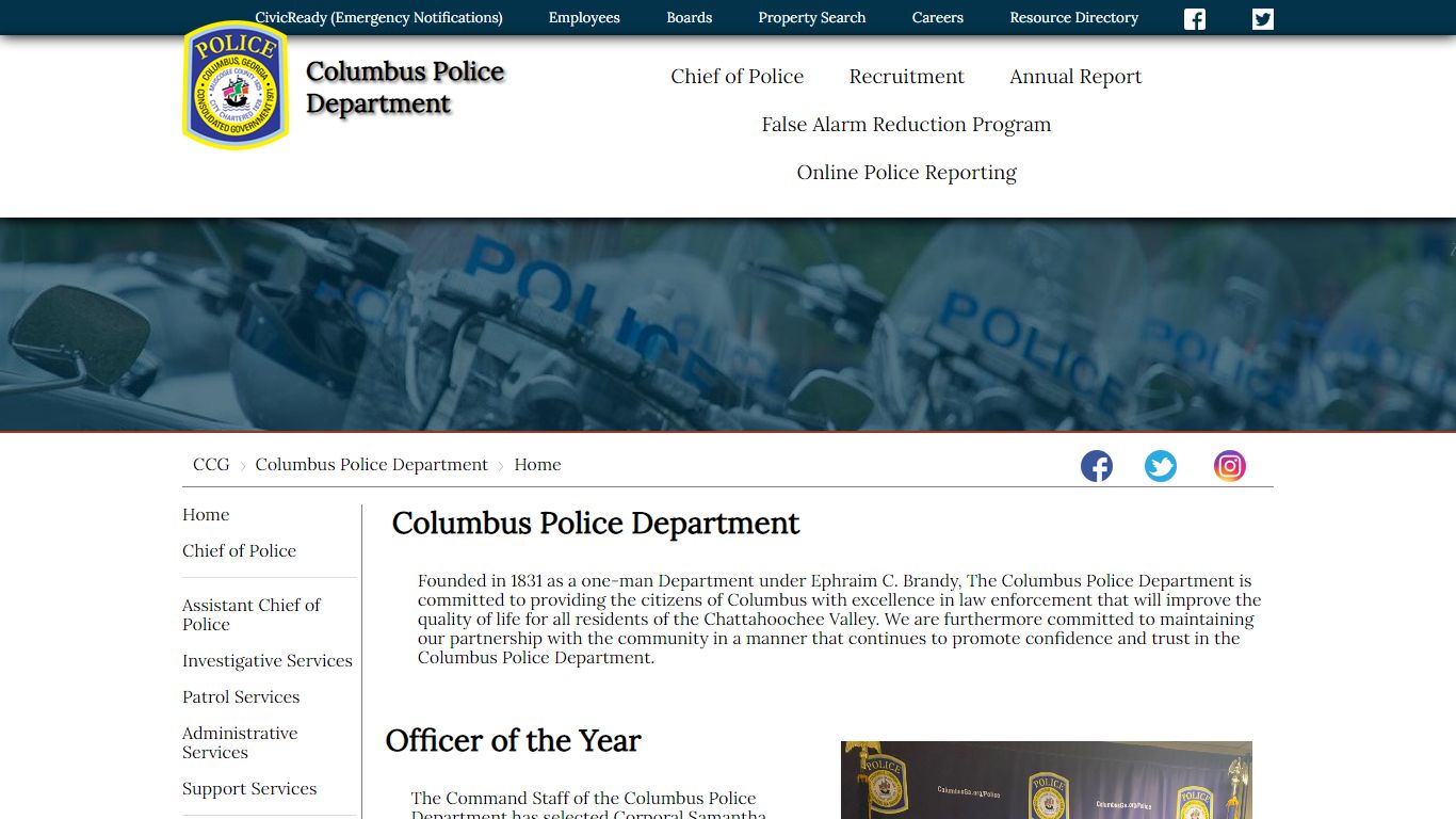 Columbus Police Department - Columbus, Georgia